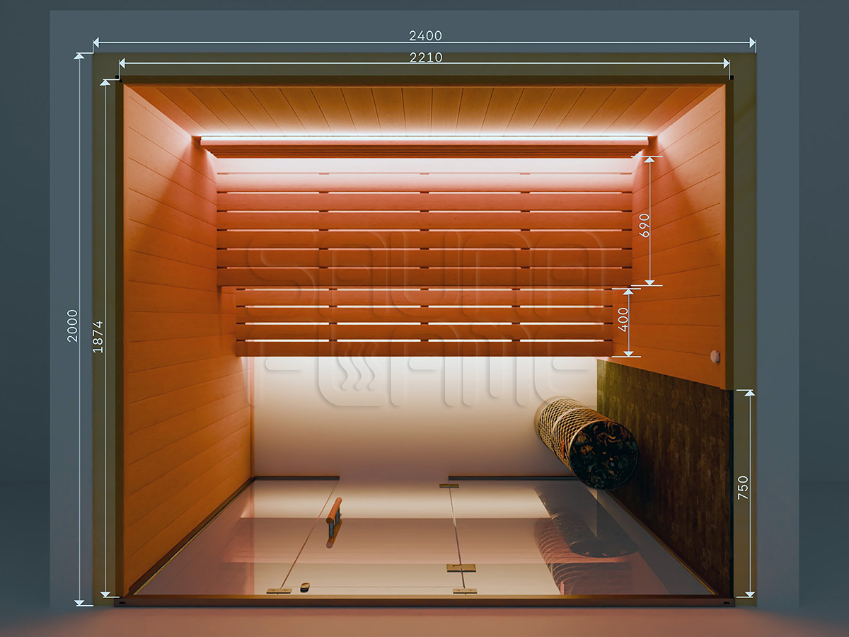Сауна 2.4x2.0 м