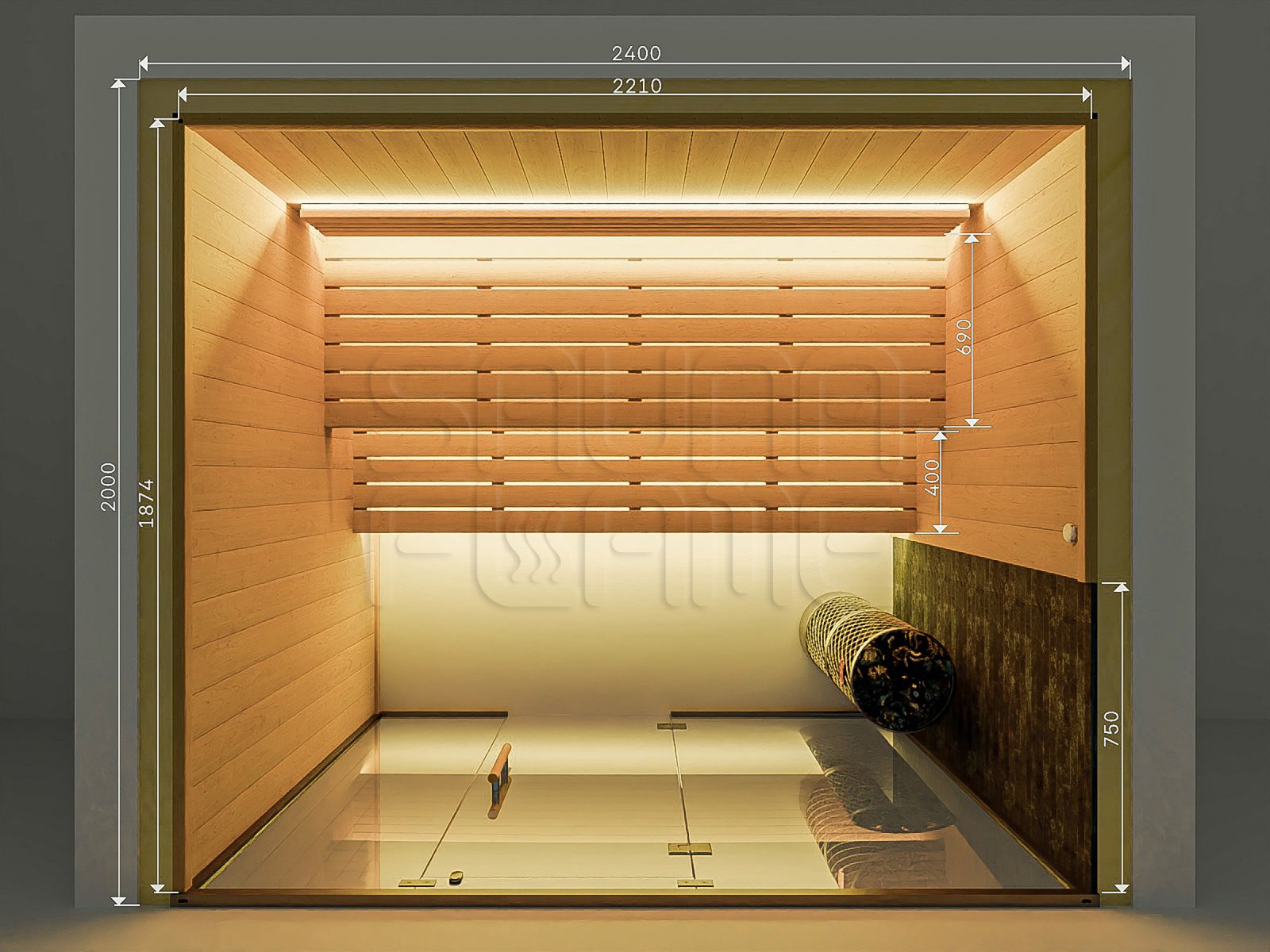 Сауна под ключ цена