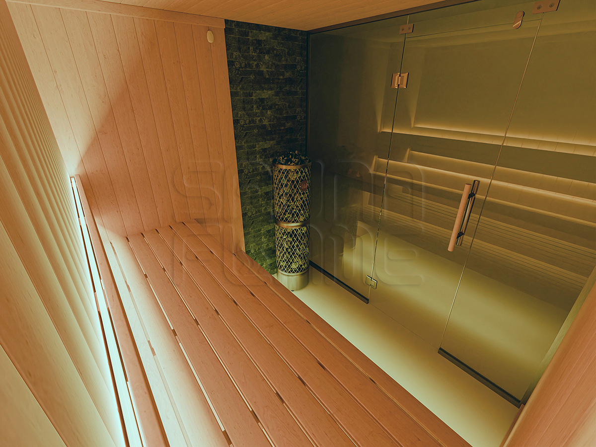Сауна 2.4х2.0 м проект